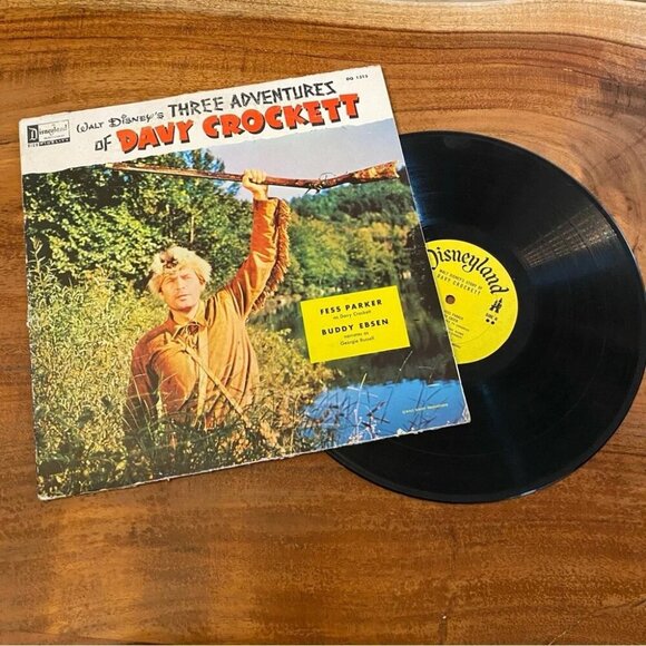 Walt Disneys Davy Crockett Vinyl Record - Picture 1 of 16